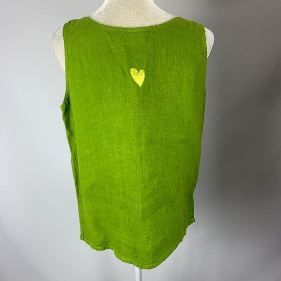 Liz & Jane Medium Tank Linen Green Boutique Heart - Picture 4 of 6